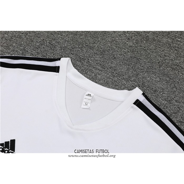 Chandal del Real Madrid Manga Corta 2022/2023 Blanco - Pantalon Corto